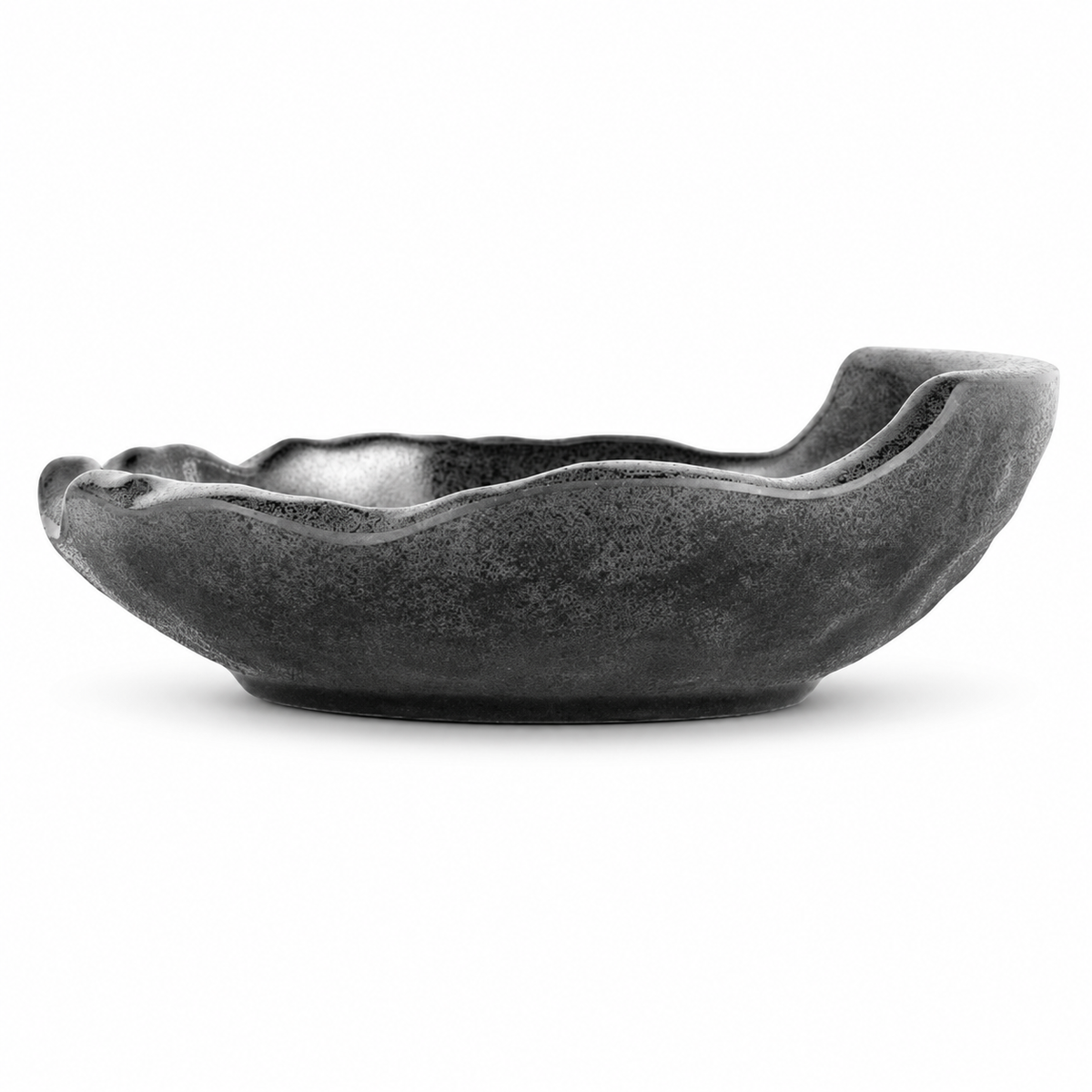 Black Matte Porcelain-Look Melamine Tableware