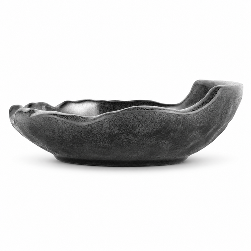 Black Matte Porcelain-Look Melamine Tableware