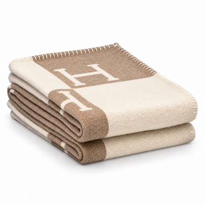 Soft Wool Throw Blanket for Sofa, Naps & Air-Conditioned Rooms