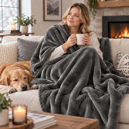 Soft Lightweight Flannel Throw Blanket for Office Naps, Summer and Everyday Use